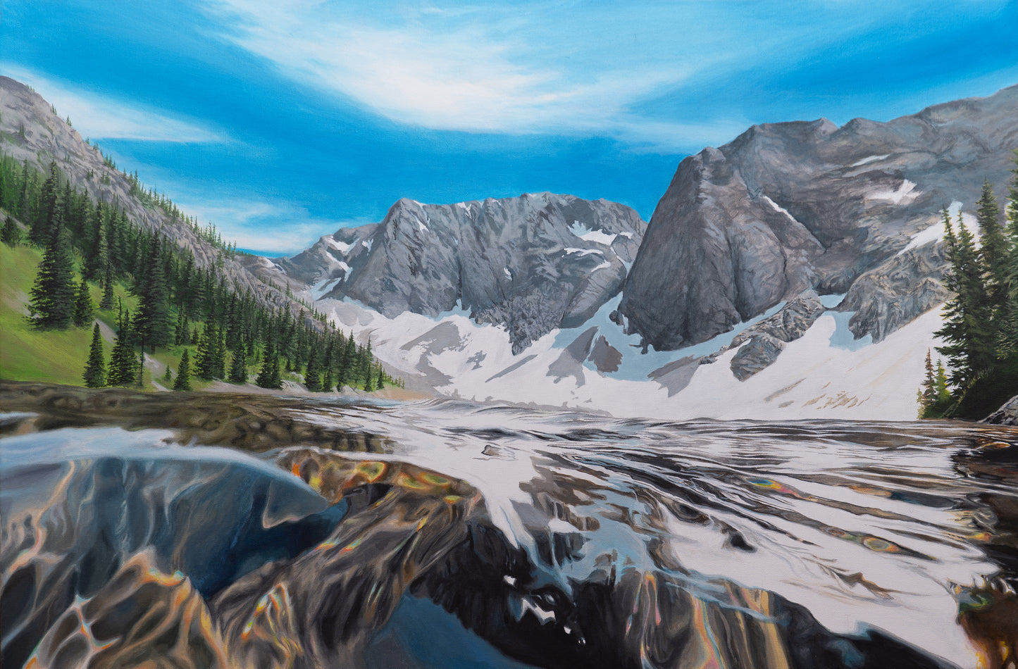 Blue Lake North Cascades 24" x 36"