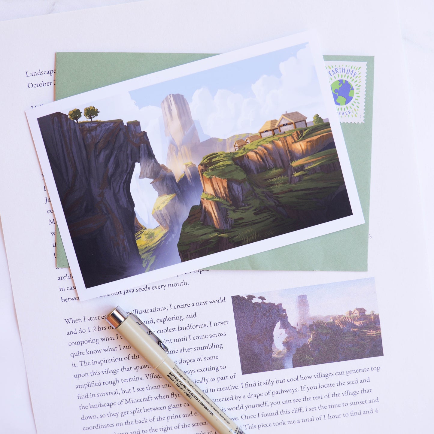 October 2025 Landscapes Inspired by Minecraft