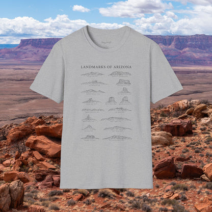 Landmarks of Arizona T-Shirt