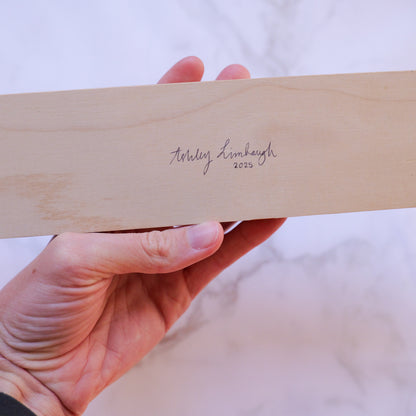 Glacier National Park Panorama Painting 2.5" x 12"