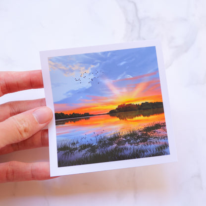 Everglades Mini Print 4" x 4"
