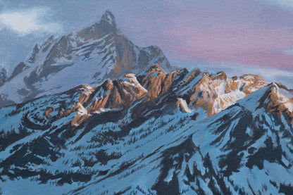 Grand Teton National Park Original 12" x 36"