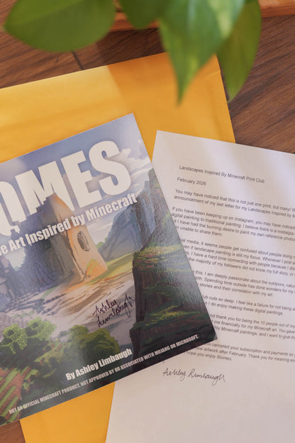 Biomes Art Book Signed Copy
