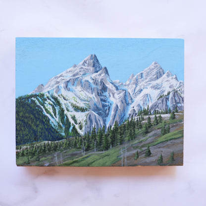 Grand Teton Mini Painting