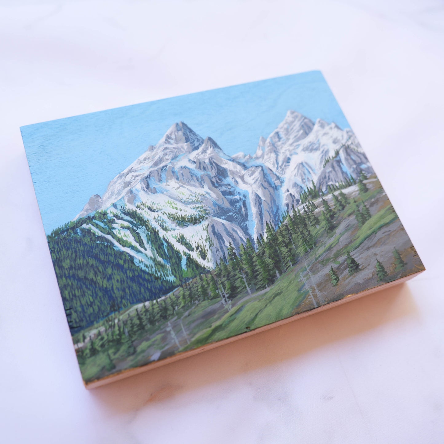 Grand Teton Mini Painting