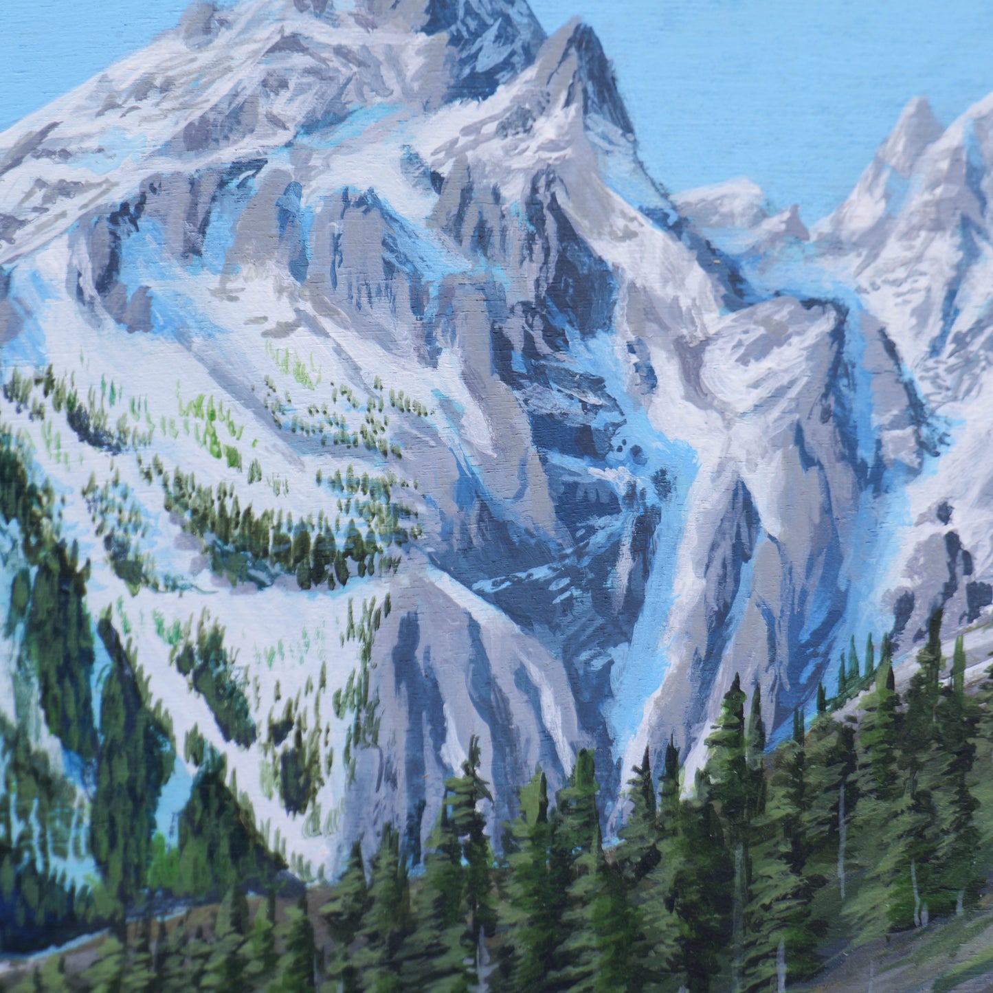 Grand Teton Mini Painting
