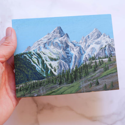 Grand Teton Mini Painting