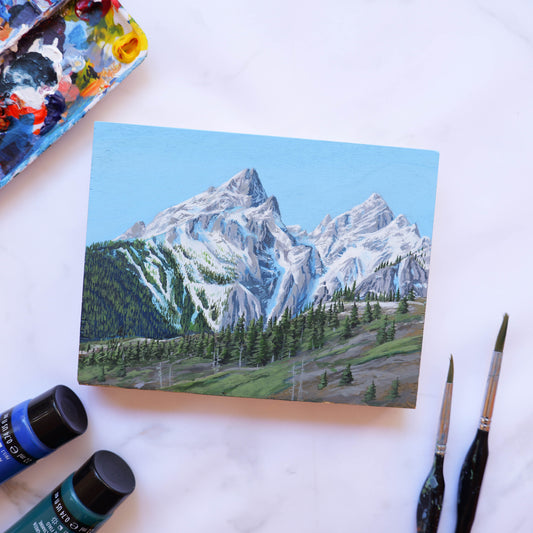 Grand Teton Mini Painting