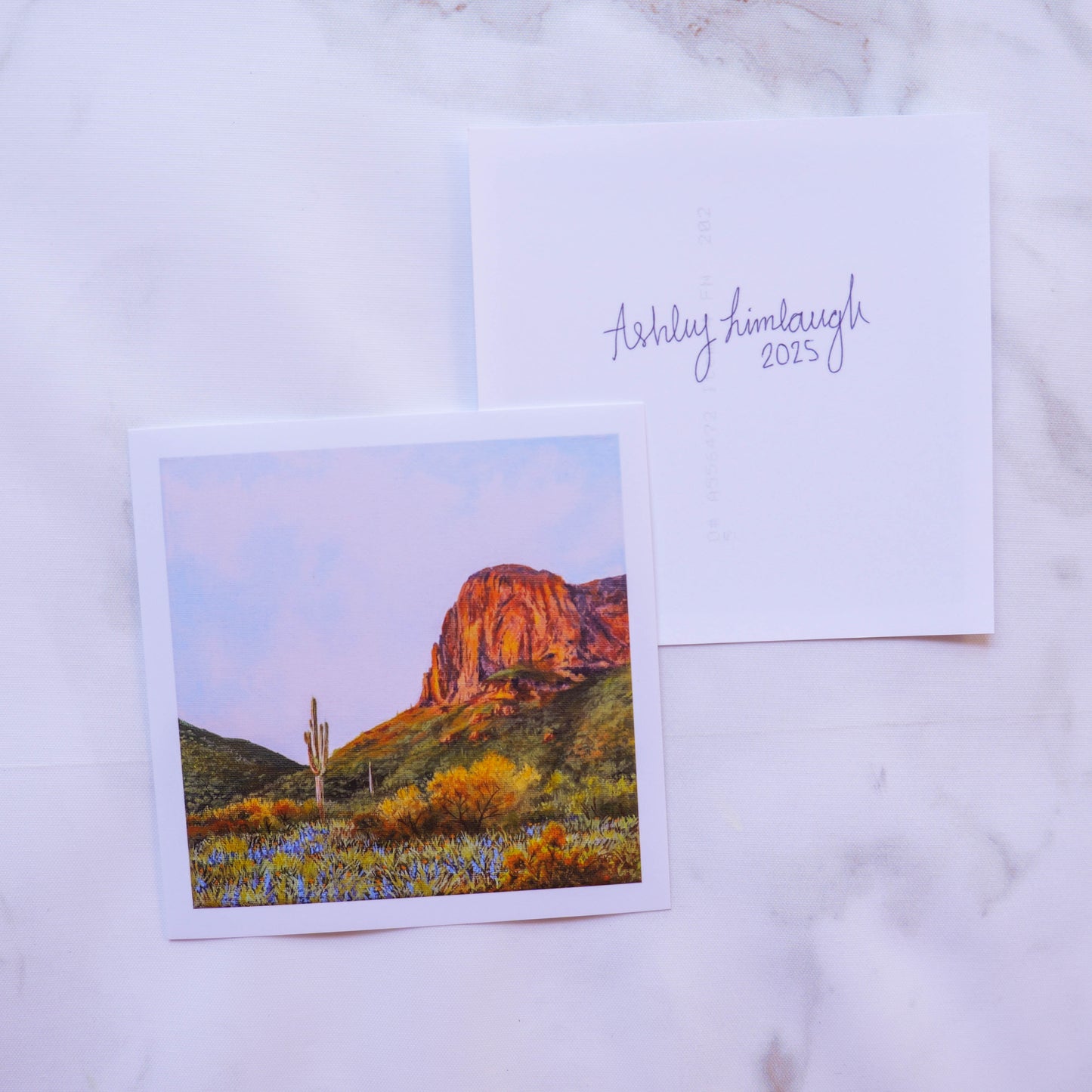 Picacho Peak Mini Print 4" x 4"