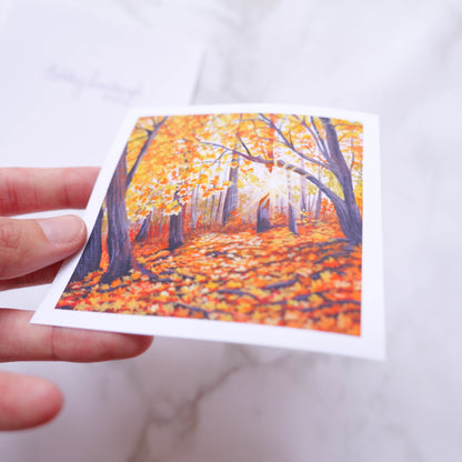 Fall Forrest Mini Print